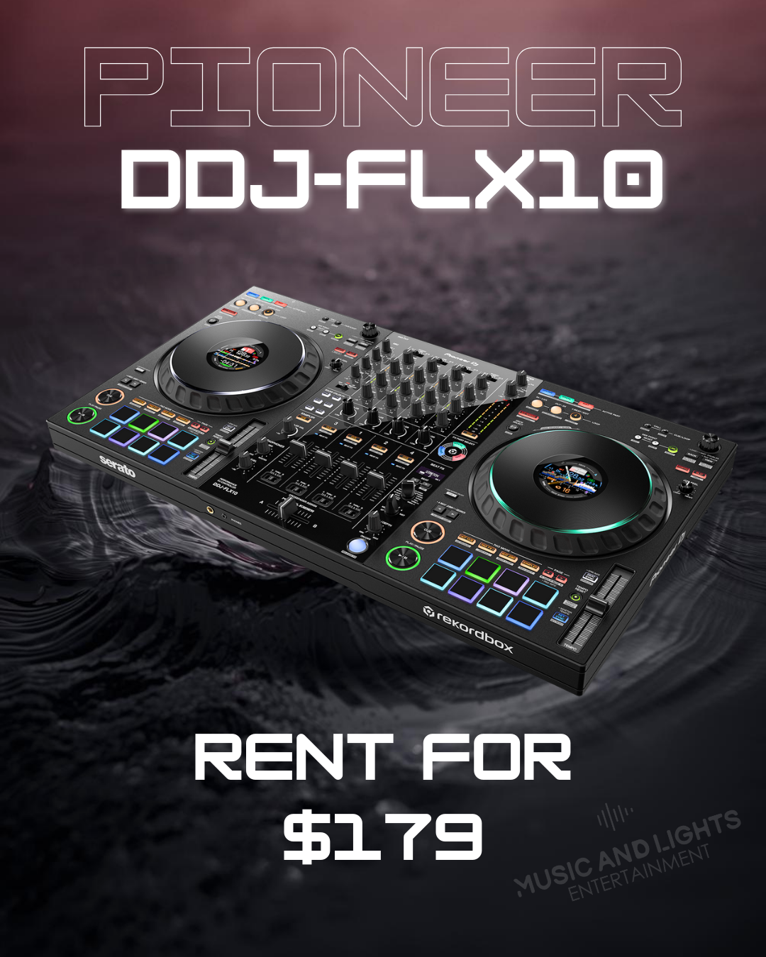 Pioneer DDJ-FLX10 — rent for $179