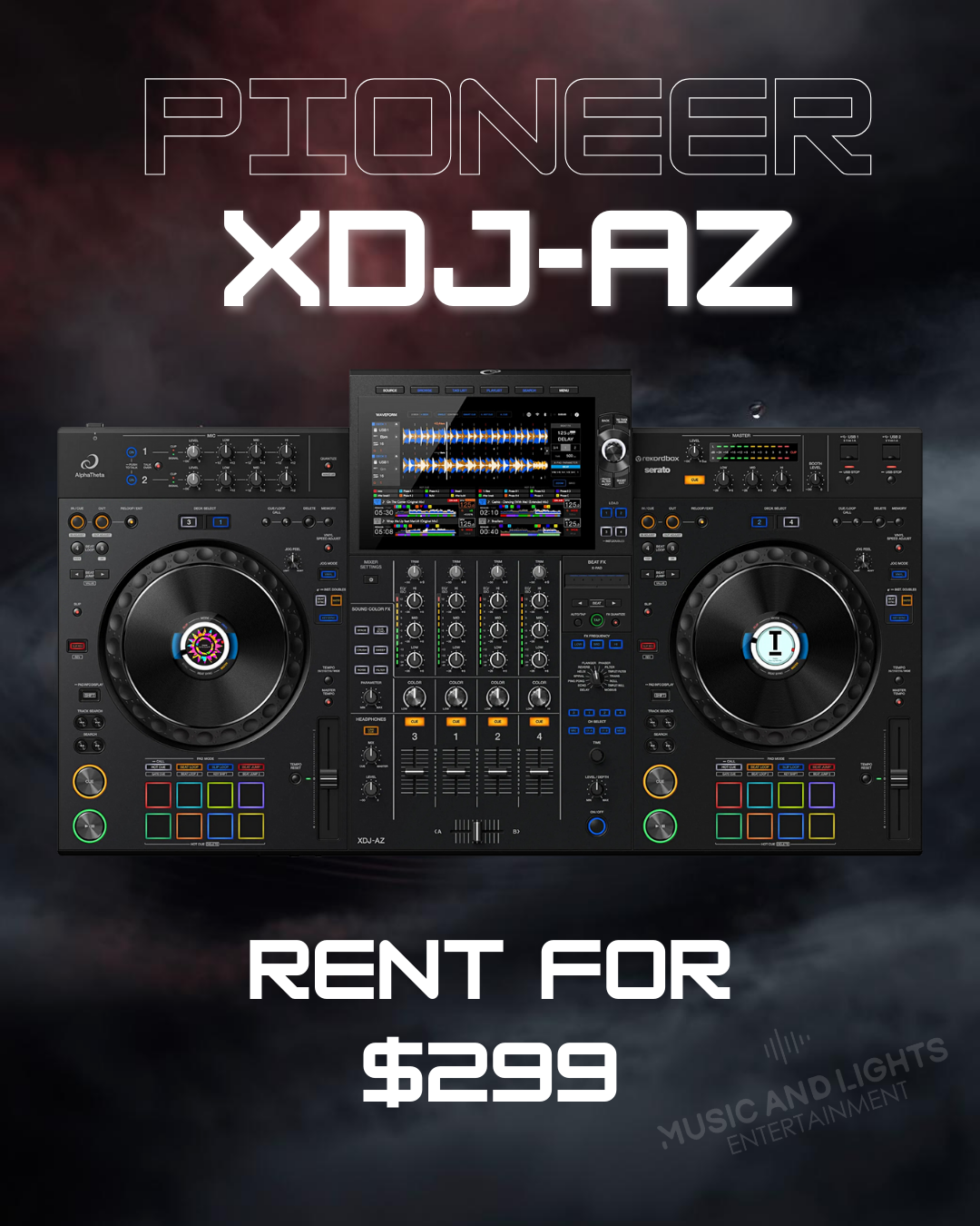 Pioneer XDJ-AZ — rent for $299